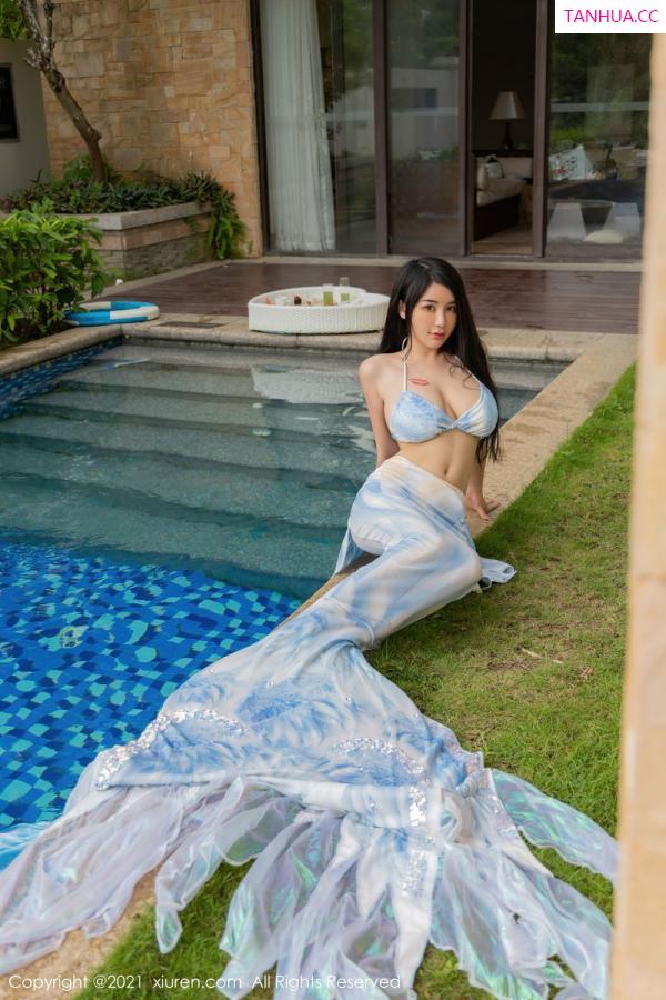 美七Mia  美七Mia泳池系列 绚丽美人鱼服饰第37张图片